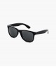 Minimal black ribbed